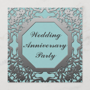 Wedding Anniversary Invitation