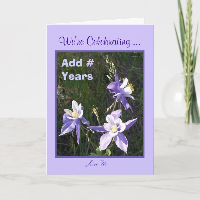 Wedding Anniversary Invitation (Front)