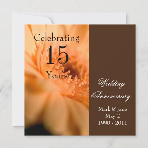 Wedding Anniversary Invitation