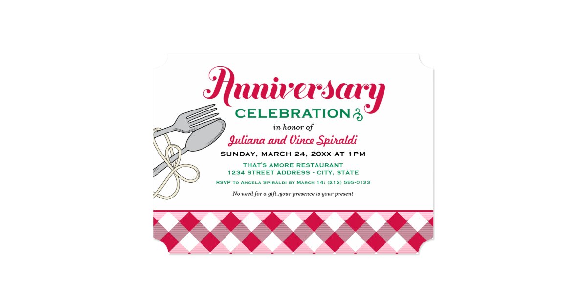 Italian 50Th Wedding Anniversary Invitations 5