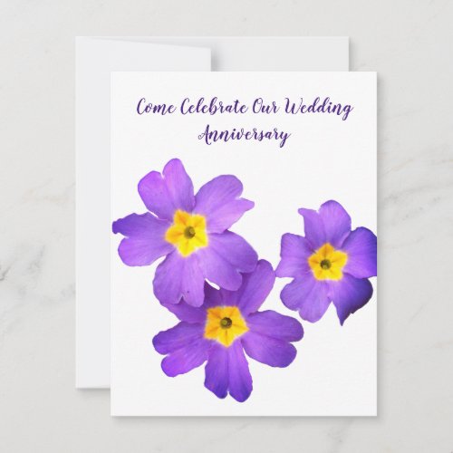 Wedding Anniversary Invitations