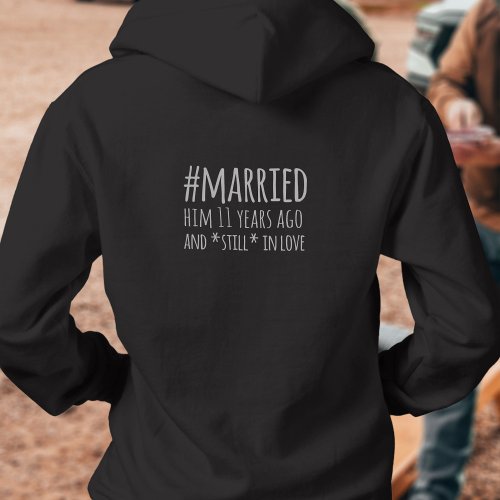 Wedding Anniversary Married Still in Love Womens Hoodie