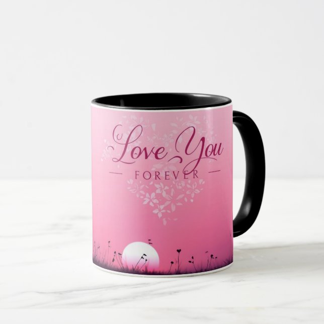 Wedding, Anniversary Mug | Romantic Valentine Gift (Front Right)