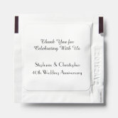 Thank You Ruby Anniversary Party Favors Tags