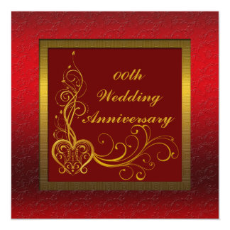 Wedding Anniversary Party Invitation