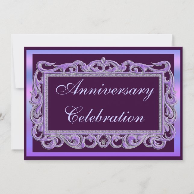 Wedding Anniversary Party Invitation (Front)