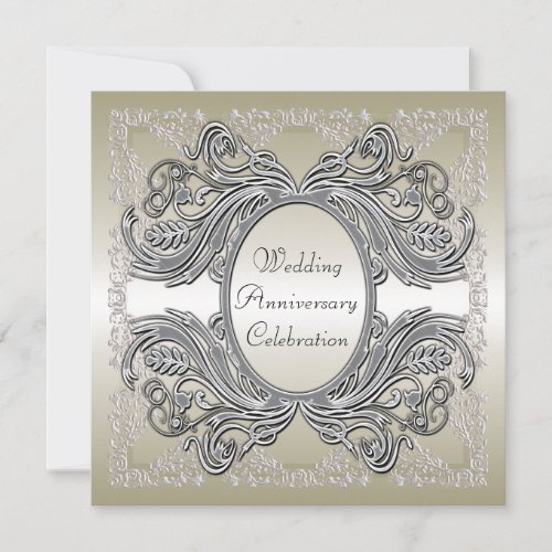 Wedding Anniversary Party Invitation