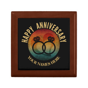 wedding anniversary personalized gift box