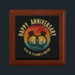 wedding anniversary personalized gift gift box<br><div class="desc">wedding anniversary personalized gift</div>