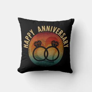 wedding anniversary personalized gift throw pillow