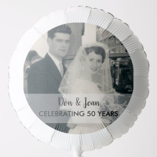 Wedding Anniversary Photo Balloon
