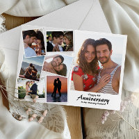 Wedding Anniversary Photo | Collage Card