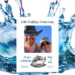 Wedding Anniversary PHOTO Cruise PERSONALIZE Magnet<br><div class="desc">Wedding Anniversary Photo Cruise PERSONALIZE Magnet , This Photo Anniversary Magnet is created for those preparing for their Cruise Get Away. Click the ''Personalize this Template '', Button . To Add your information, name , year, trip. (Use your Backspace Button to Remove unwanted template words) Place your Order! HAPPY ANNIVERSARY!...</div>