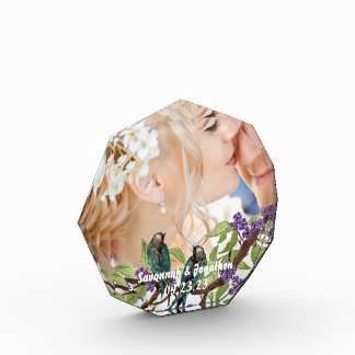 Wedding Anniversary Photo Keepsake Acrylic Crystal Award
