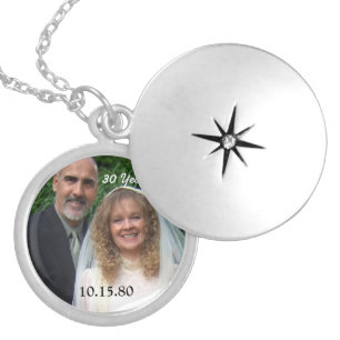 Wedding Anniversary Photo Keepsake Necklace