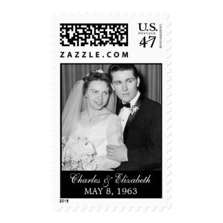 Wedding Anniversary Photo Postage