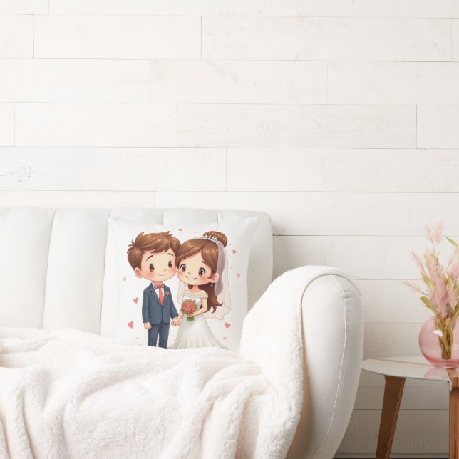 Wedding Anniversary Pillows cushion (Couch)