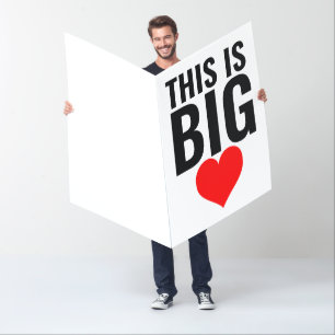 WEDDING ANNIVERSARY POSSIBLY WORLD'S BIGGEST Card