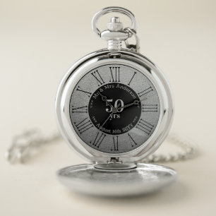 Wedding Anniversary / Retirement Custom Branded Pocket Watch
