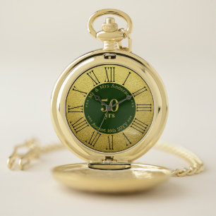 Wedding Anniversary / Retirement Custom Branded  Pocket Watch