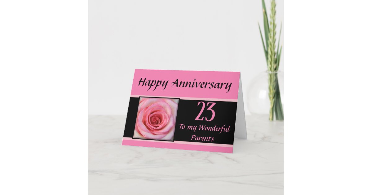 Wedding Anniversary roses fully customizable Card | Zazzle