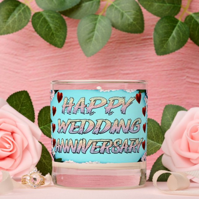 WEDDING ANNIVERSARY SCENTED CANDLE (Wedding)