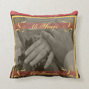 Wedding Anniversary Throw Pillow