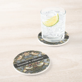 Wedding Anniversary Vintage Bird Coasters