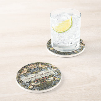 Wedding Anniversary Vintage Bird Coasters
