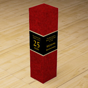 Wedding Anniversary Wine Gift Box
