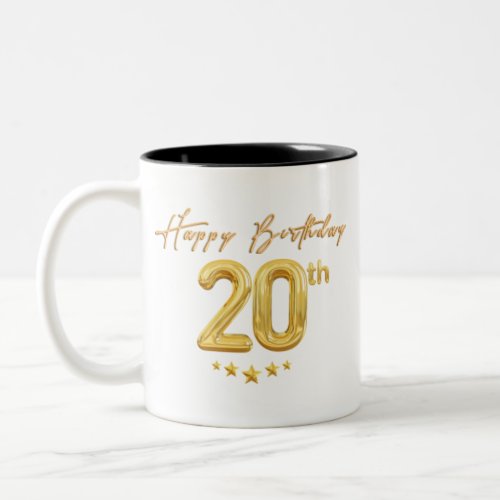 Wedding Anniverssary 20th mug happy birthday gift