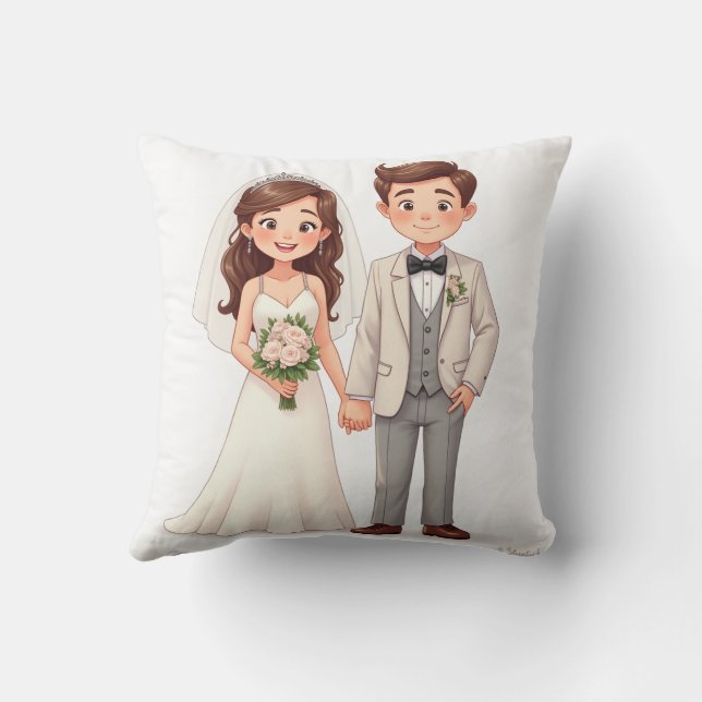 Wedding Annivesary Pillows (Back)