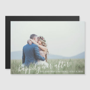 Wedding Announcement Magnet