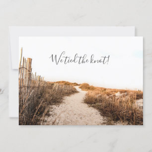 Wedding Announcement Sand Dunes