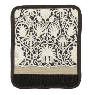 Wedding Antique Lace Linen White Classic Pretty Luggage Handle Wrap