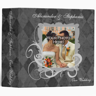 Wedding Arglye Swirl Design Binder