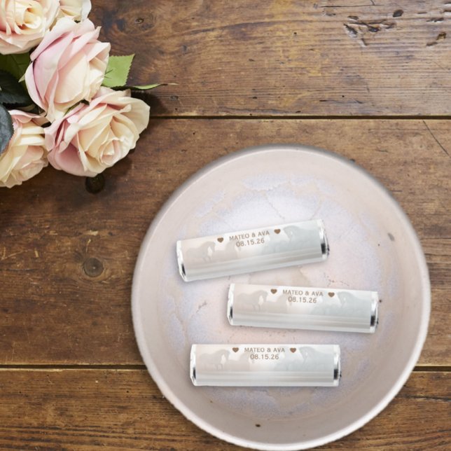Wedding Artistic Horses Breath Savers® Mints (Custom Mint Candy Favors)