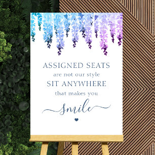 Wedding Assigned Seats Not Our Style Sit Anywhere Foam Board