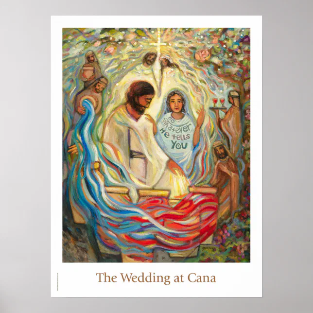 Wedding at Cana poster | Zazzle
