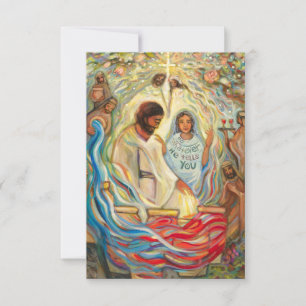 Wedding at Cana Prayer Card, John 2