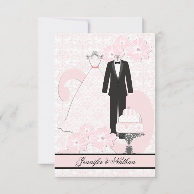Wedding Attire RSVP Card (Front)