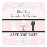 Wedding Attire Save the Date Stickers