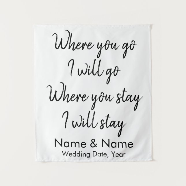 Wedding Backdrop for Christian Ceremony Decoration (Front)