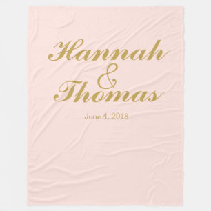 Wedding backdrop photo background chalkboard blush fleece blanket