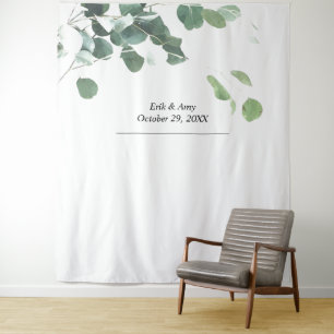 Wedding backdrop, photo prop, photo booth, leaves