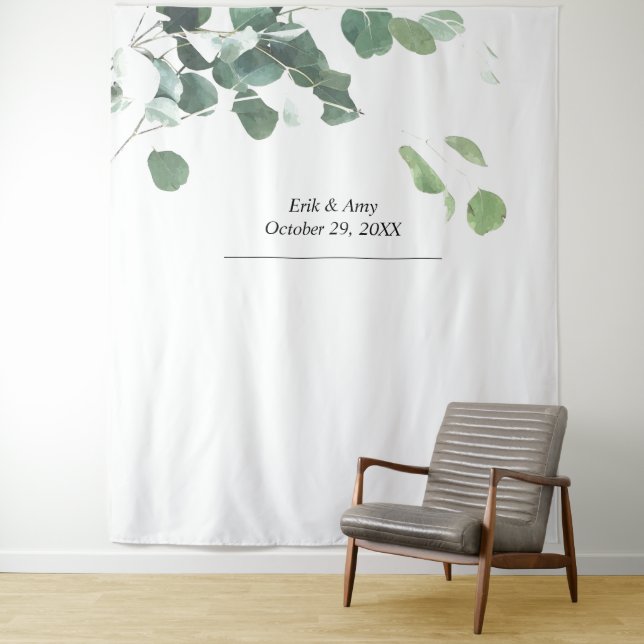 Wedding backdrop, photo prop, photo booth, leaves (In Situ)