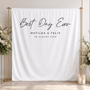 Wedding Backdrop   Step & Repeat Photo Booth