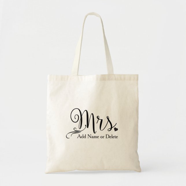 Wedding Bag for Bride Tote Budget Canvas Tote Bag (Front)