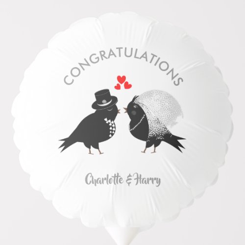 Wedding Balloon Cute Personalized