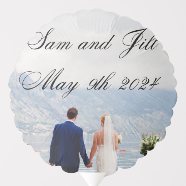 Wedding balloons customizable (Front)